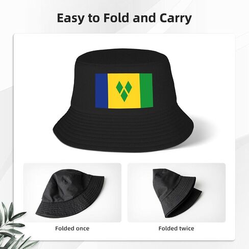 Cute Funny Flag Bucket Hat for Men Women Travel Sun Hat Packable Fishing Hat Outdoor Fisherman Cap in Saudi Arabia
