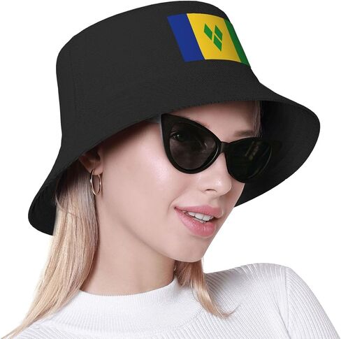 Cute Funny Flag Bucket Hat for Men Women Travel Sun Hat Packable Fishing Hat Outdoor Fisherman Cap in Saudi Arabia