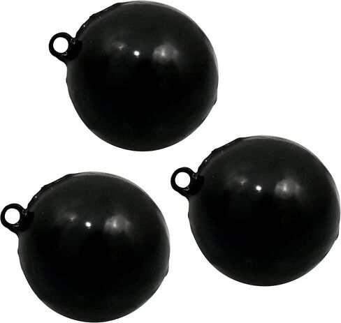 Salmon Cannonball Weight Lead Downrigger Sinker 3 pack Vinyl Coated 2lbs Each in Saudi Arabia