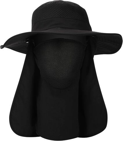 Outdoor Sun Hat Fishing Hat Women Wide Brim Sun Hat with Neck Flap Summer UV Protection Fishing Hat Hiking in Saudi Arabia