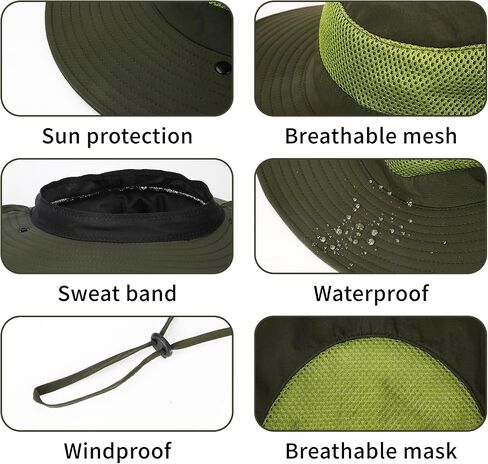 Outdoor Sun Hat Fishing Hat Women Wide Brim Sun Hat with Neck Flap Summer UV Protection Fishing Hat Hiking in Saudi Arabia