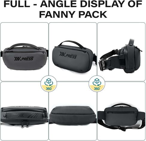 Crossbody Sling Bag w/Adjustable Strap, Waterproof Lightweight Chest Shoulder Backpack for Men Women in Kuwait