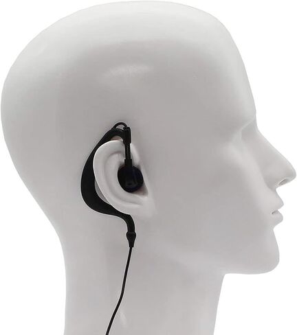 Walkie Talkie Earpiece G Shape Clip-Ear Headset is Compatible with Kenwood Baofeng UV-5R BF-888S Retevis H777 PUXING 2 Way Radio Walkie Talkies 2 Pin (2 Pack) in Saudi Arabia