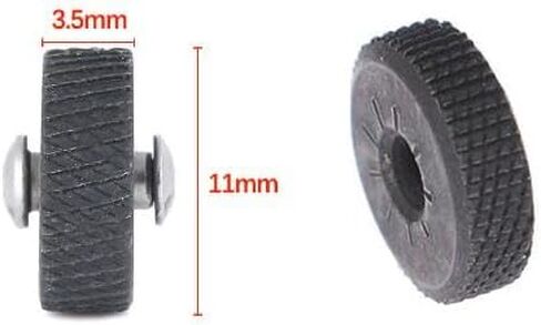 2pcs Universal Lighter Replacement Black Wheel with KD Rivet for Kerosene Lighters Flint, mydhjhl001 in Saudi Arabia