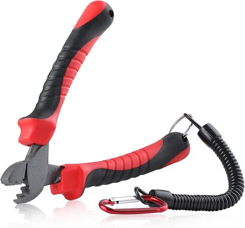 SPEEDWOX Fishing Crimping Tool Fishing Pliers for Single-Barrel Sleeves Crimper Tool Fishing Tackle Saltwater Fishing Gear Crimping Pliers Fishing Crimps for Fishing Line Single Barrel Crimp Sleeves in Kuwait
