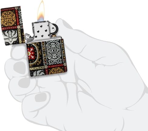 Zippo Tapestry Pattern Design Pocket Lighter in Saudi Arabia