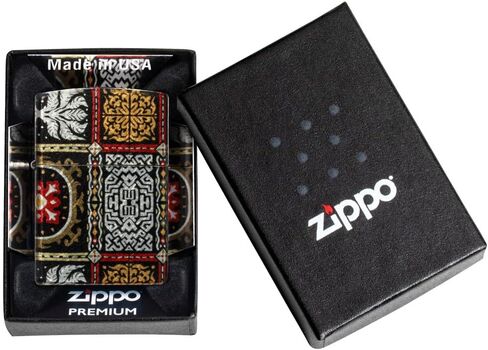 Zippo Tapestry Pattern Design Pocket Lighter in Saudi Arabia