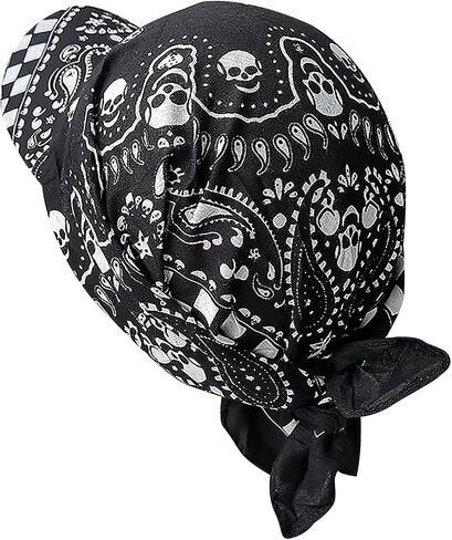 Sweat Wicking Cycling Cap Do Dew Rags with Brim Sun Protection Skull Beanies Quick Dry Headband Hat Bandana for Men Women in Saudi Arabia