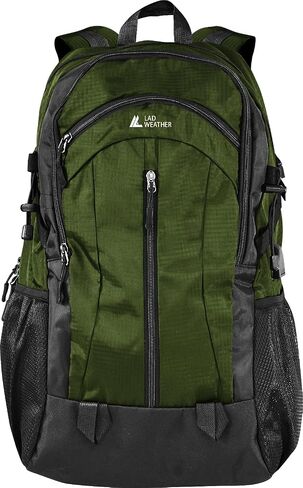 Water Resistant Backpack with USB Charging Port Water Bottle Pocket for Men Women College Business Travel (Black) in Saudi Arabia