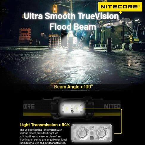 Nitecore NU53 1800 Lumen كشافات صناعية خفيفة الوزن 6000 مللي أمبير بطارية USB-C قابلة للشحن علامة المصباح in Saudi Arabia