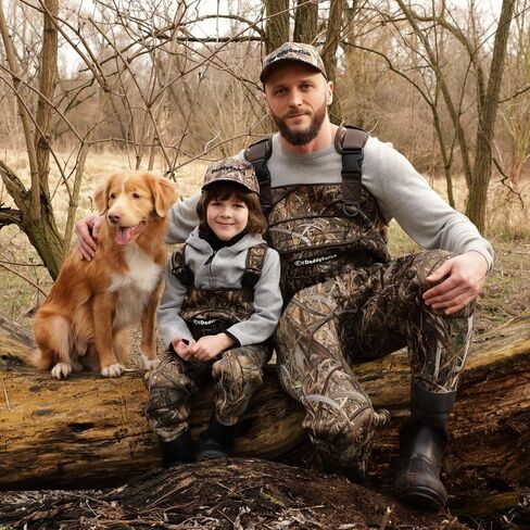 Neoprene Chest Waders for Kids and Adults, BootFoot, Fishing & Hunting with a Camouflage Caps, and a Wader Hanger in Saudi Arabia