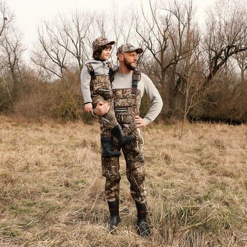 Neoprene Chest Waders for Kids and Adults, BootFoot, Fishing & Hunting with a Camouflage Caps, and a Wader Hanger in Saudi Arabia