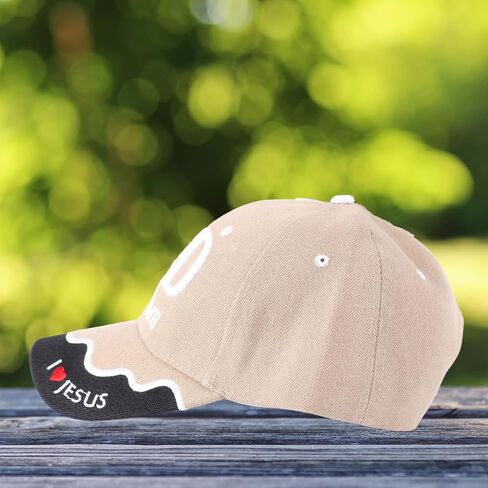 God is Good All The Time Christian Hat | 6-Panel Adjustable Velcro Strap Cap Made from Cotton Fabric| One Size Fits Most in Saudi Arabia