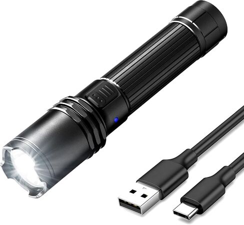 klarus EP10 USB-C Rechargeable Flashlight: 1000 Lumens Super Bright, 2600mah Battery, 6.3 inch, Small LED Powerful Flashlights for Home, Camping, Emergency in Saudi Arabia