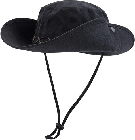Western Sun Hat Wide Brim Bucket Hat for Women Men Boonie Hat Beach Hats Hiking in Saudi Arabia