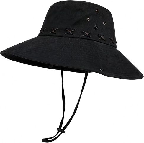 Western Sun Hat Wide Brim Bucket Hat for Women Men Boonie Hat Beach Hats Hiking in Saudi Arabia