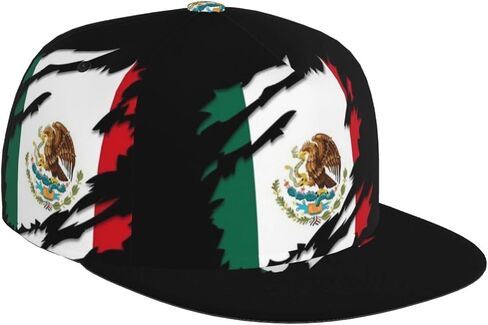 لطيف المكسيك العلم قبعة بيسبول قابل للتعديل قبعات سائقي الشاحنات المكسيكية Snapback قبعة الشمس للرجال والنساء in Kuwait