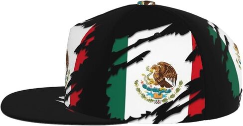 لطيف المكسيك العلم قبعة بيسبول قابل للتعديل قبعات سائقي الشاحنات المكسيكية Snapback قبعة الشمس للرجال والنساء in Kuwait