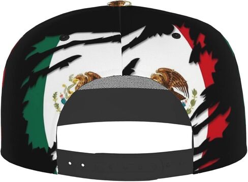 لطيف المكسيك العلم قبعة بيسبول قابل للتعديل قبعات سائقي الشاحنات المكسيكية Snapback قبعة الشمس للرجال والنساء in Kuwait