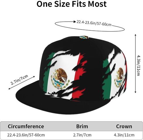لطيف المكسيك العلم قبعة بيسبول قابل للتعديل قبعات سائقي الشاحنات المكسيكية Snapback قبعة الشمس للرجال والنساء in Kuwait