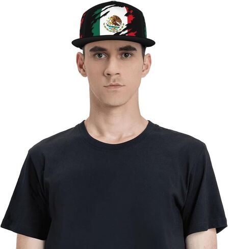 لطيف المكسيك العلم قبعة بيسبول قابل للتعديل قبعات سائقي الشاحنات المكسيكية Snapback قبعة الشمس للرجال والنساء in Kuwait
