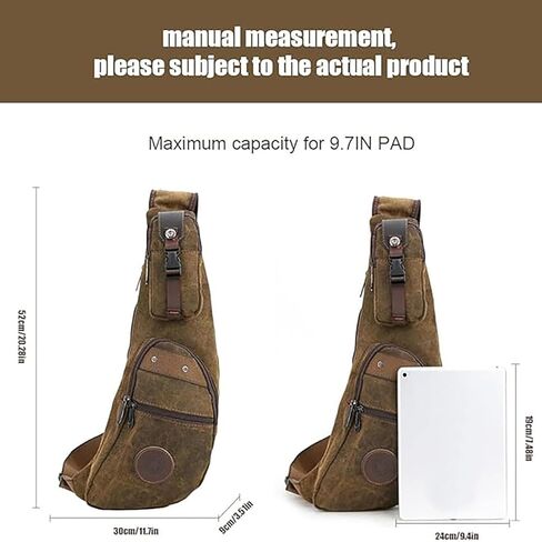 حقيبة صدر جلدية للرجال من Leathario حقيبة كتف جلدية كروسبودي للرجال in Kuwait