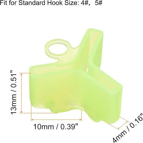 PATIKIL Fishing Hook Bonnets, Plastic Treble Hook Cover Hook Safety Caps Protectors in Saudi Arabia