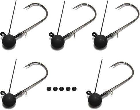 Harmony Fishing - رؤوس كرات التنغستن الخالية من الأعشاب [عبوة من 5 ث/10 أوتاد طعم] (رؤوس رقص كروية لرقص السباحة والبلاستيك الناعم) in Kuwait