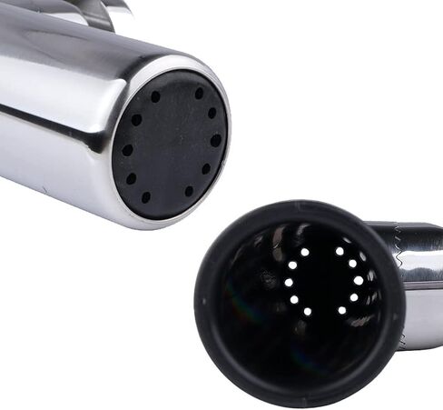 قطعتان من مشبك من الفولاذ المقاوم للصدأ على حامل قضيب صيد القارب للقضبان مقاس 7/8 بوصة إلى 1 بوصة هدايا لمحبي الصيد، دعم مثبت على الجانب البحري قابل للتعديل لقوارب الصيد in Kuwait