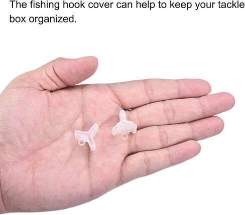 PATIKIL Fishing Hook Bonnets, Plastic Treble Hooks Cover Hook Safety Cap Protectors in Saudi Arabia