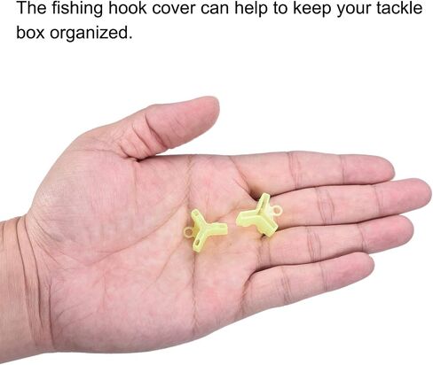PATIKIL Fishing Hook Bonnets, Plastic Treble Hooks Cover Hook Safety Cap Protectors in Saudi Arabia