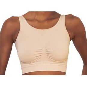Reyz Comfort Bra - Nude, Black S-XL, Comfortable Everyday or Recovery Bra