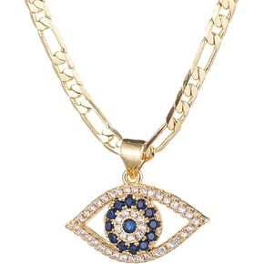 Dainty Gold Necklace for Women Men -14K Gold Plated Evil Eye Hamsa Hand Elephant Dragon Nefertiti Pendant Choker Necklace for Women Jewelry