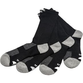 جوارب trtl Bamboo - مصنوعة من ألياف الخيزران - جوارب دعم قوس واسعة للغاية - طول منتصف الساق، جوارب سوداء - زوجان in Kuwait