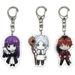 EBTY DREAMS Inc. - Set of 3 Frieren Beyond Journey's End Acrylic Keychain Fern, Stark v2
