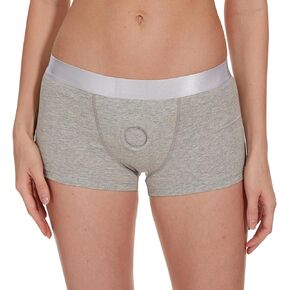 ORGART Boxer Briefs Harness Strap Boxers for Strap with O Ring Strap On Underwear for Women Harness Strap On Panties