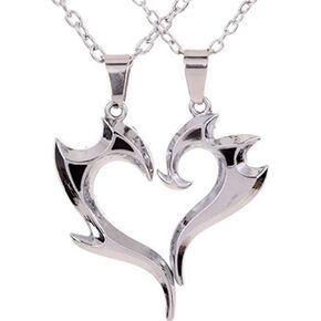 Schmidt Jewelry Lightning Chain Couple's Necklace Matching with Gift Box