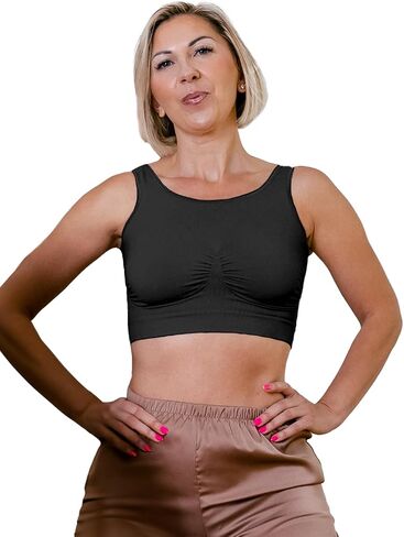 Reyz Comfort Bra - Nude, Black S-XL, Comfortable Everyday or Recovery Bra in Saudi Arabia