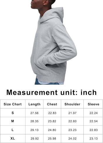 بلوفر FAIABLE رجالي كبير الحجم بقلنسوة من الصوف الثقيل ثقيل الوزن للرجال مع جيوب جانبية من القطن ملابس الشارع الشتوية in Kuwait