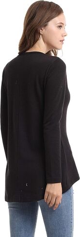 بلوزة Sofishie بياقة دائرية وحاشية عالية ومنخفضة in Kuwait