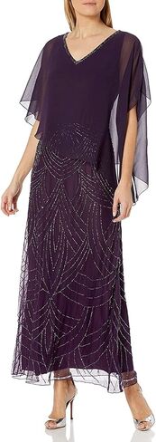 J Kara Women's Pop Over with Beaded Bottom Petite in Saudi Arabia