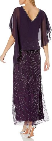 J Kara Women's Pop Over with Beaded Bottom Petite in Saudi Arabia