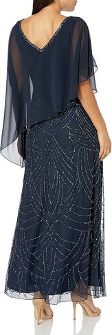 J Kara Women's Pop Over with Beaded Bottom Petite in Saudi Arabia