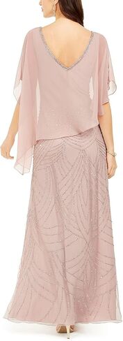 J Kara Women's Pop Over with Beaded Bottom Petite in Saudi Arabia
