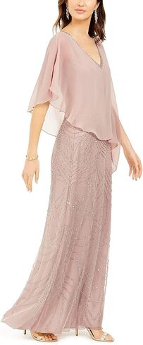 J Kara Women's Pop Over with Beaded Bottom Petite in Saudi Arabia