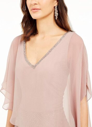 J Kara Women's Pop Over with Beaded Bottom Petite in Saudi Arabia