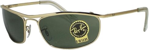 Ray Ban RB3119 Olympian 001 Gold Sunglasses 62mm in Saudi Arabia