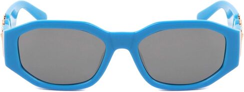 Slim Oval Gold Tiger Head Medallion Luxury Sunglasses in Saudi Arabia