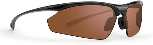 Epoch Eyewear 2 Pair Golf Sport Sunglasses Cadence Black w/Smoke & Black w/Amber Lens in Saudi Arabia