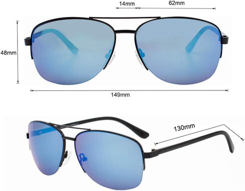 نظارات VITENZI الشمسية للرجال والنساء نظارات شمسية عصرية ورائعة، ظلال طيار عتيقة من Anzio in Kuwait